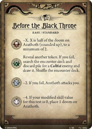 Before the Black Throne